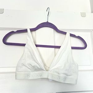White bralette size M - perfect condition - cozy and soft